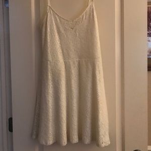 White Lace Dress from Holister